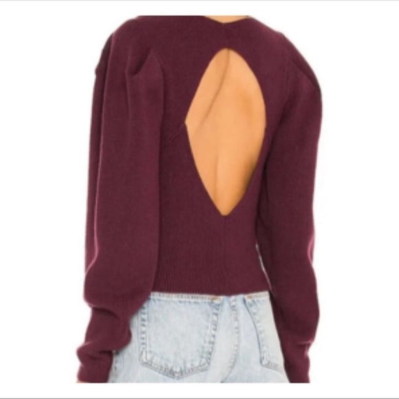 Free People SAFFRON OPEN BACK SWEATER SIZE X-LARGE NWT - Picture 10 of 14